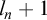 l Subscript n Baseline plus 1