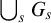 union Underscript s Endscripts upper G Subscript s