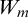 upper W Subscript m