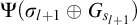 normal upper Psi left parenthesis sigma Subscript l plus 1 Baseline circled plus upper G Subscript s Sub Subscript l plus 1 Subscript Baseline right parenthesis