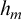 h Subscript m
