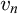 v Subscript n