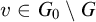 v element of upper G 0 minus upper G