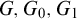 upper G comma upper G 0 comma upper G 1