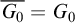 upper G 0 overbar equals upper G 0