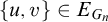 StartSet u comma v EndSet element of upper E Subscript upper G Sub Subscript n