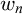 w Subscript n