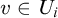 v element of upper U Subscript i
