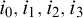 i 0 comma i 1 comma i 2 comma i 3