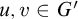 u comma v element of upper G prime