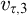 v Subscript tau comma 3