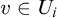 v element of upper U Subscript i