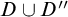 upper D union upper D quotation mark