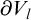 partial differential upper V Subscript l