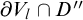 partial differential upper V Subscript l Baseline intersection upper D quotation mark