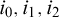 i 0 comma i 1 comma i 2