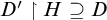 upper D prime up harpoon with barb right upper H superset of or equal to upper D