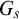 upper G Subscript s