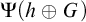 normal upper Psi left parenthesis h circled plus upper G right parenthesis
