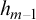 h Subscript m minus 1