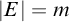 StartAbsoluteValue upper E EndAbsoluteValue equals m