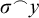 sigma Superscript ⌢ Baseline y