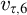 v Subscript tau comma 6