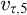 v Subscript tau comma 5