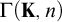 normal upper Gamma left parenthesis bold upper K comma n right parenthesis