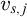 v Subscript s comma j