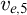 v Subscript e comma 5