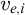 v Subscript e comma i
