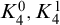 upper K 4 Superscript 0 Baseline comma upper K 4 Superscript 1