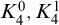 upper K 4 Superscript 0 Baseline comma upper K 4 Superscript 1