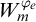 upper W Subscript m Superscript phi Super Subscript e