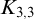 upper K Subscript 3 comma 3