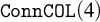 monospace upper C o n n upper C upper O upper L left parenthesis 4 right parenthesis