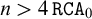 n greater than 4 monospace upper R upper C upper A 0