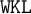 monospace upper W upper K upper L