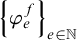 StartSet phi Subscript e Superscript f Baseline EndSet Subscript e element of double struck upper N
