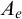 upper A Subscript e