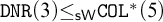 monospace upper D upper N upper R left parenthesis 3 right parenthesis less than or equals Subscript sans serif s upper W Baseline monospace upper C upper O upper L Superscript asterisk Baseline left parenthesis 5 right parenthesis