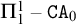 normal upper Pi 1 Superscript 1 Baseline minus monospace upper C upper A 0