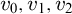 v 0 comma v 1 comma v 2