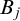 upper B Subscript j