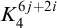 upper K 4 Superscript 6 j plus 2 i