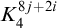 upper K 4 Superscript 8 j plus 2 i