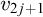 v Subscript 2 j plus 1