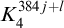 upper K 4 Superscript 384 j plus l