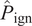 upper P ̂ ign
